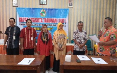 Rapat Anggota Tahunan (RAT) Koperasi SEMAR SMKN 1 Blora